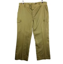 Boy Scouts BSA Uniform Pants Men Size 39x28 Green Cargo Vintage Union Made VTG