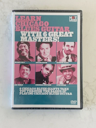 NEW Learn Chicago Blues Guitar with 6 Great Masters Lessons Hot Licks Video DVD