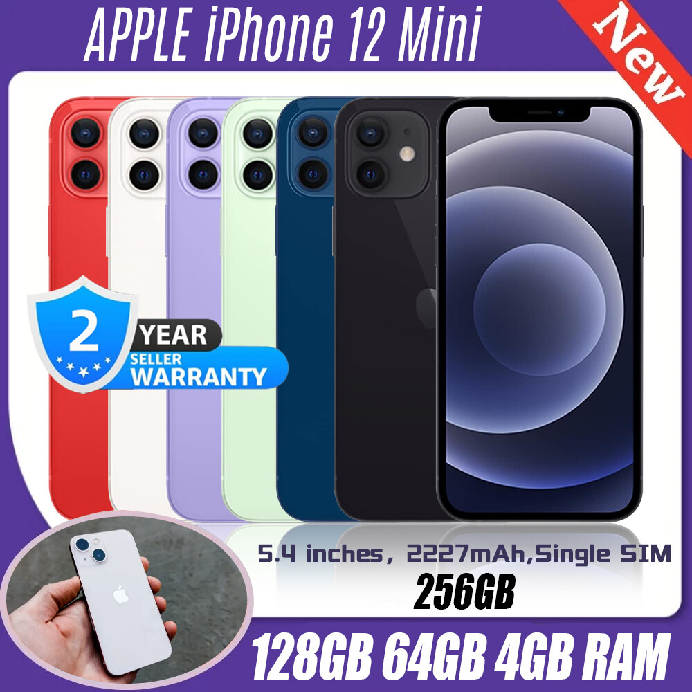 New in Sealed Box Apple iPhone 12 Mini 256G/128/64 Unlocked GSM+