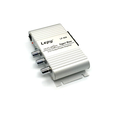 Lepy 808 Mini High Power 12V 50W High Fidelity Car Power Amplifier 