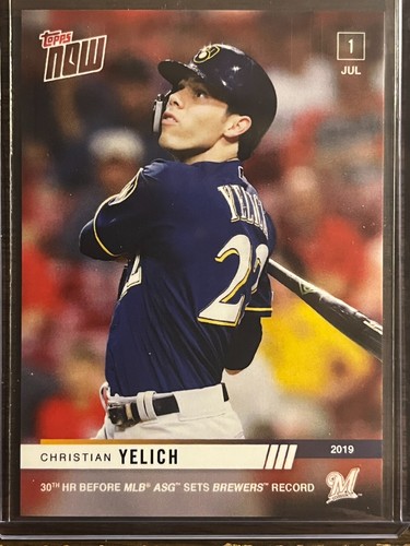 2019 Topps Now 465 Christian Yelich
