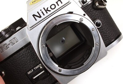 NIKON FG-20 FILM CAMERA w/ 35-140mm F3.8-5.3 ZOOM MACRO LENS | eBay