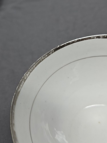 Thomas Wolfe Purple Bat Painted Cup & Saucer Late 18th Early 19th C. #2 - Picture 16 of 17