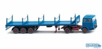 Wiking Mercedes Benz Rungensattelzug Azurblau 055406