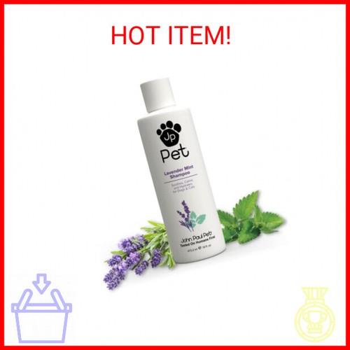 John Paul Pet Lavender Mint Shampoo for Dogs and Cats, Soothes Calms