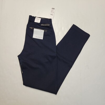 $250 New BRAX Lab 30x34 Navy Blue SILVIO JERSEY Performance Chino Men's Pants