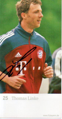 Autograph - Thomas Linke (Bayern Munich) - 2002/2003