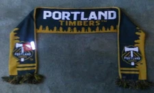 *NEW W/TAG Portland Timbers Green And Gold Scarf: Crosscut Saw