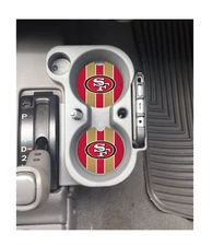 SAN FRANCISCO  49ERS SANDSTONE CAR COASTERS ABSORBS SET (2) NFL #2