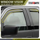 4pcs Window Visor Weather Shield for VW Volkswagen Amarok 2011-2019 Dual Cab