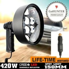 GoHUNTER 420W SPOTLIGHT CREE LED Handheld Work Search Spot Light 12v Plug AU