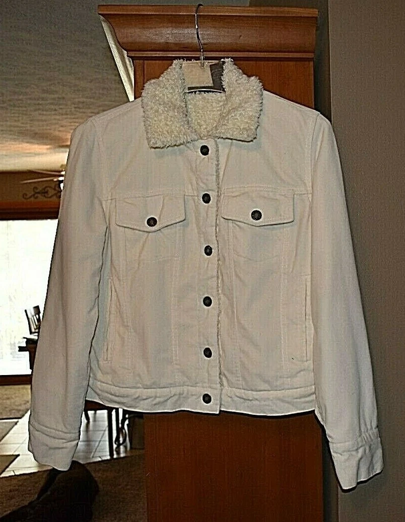 Cream colored winter clearance coat