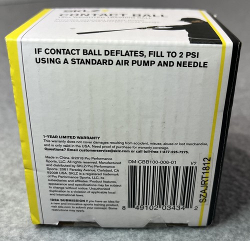 SKLZ Contact Ball 15 oz. Training Ball Baseball White BP Practice Sports NIB/New - Picture 6 of 7
