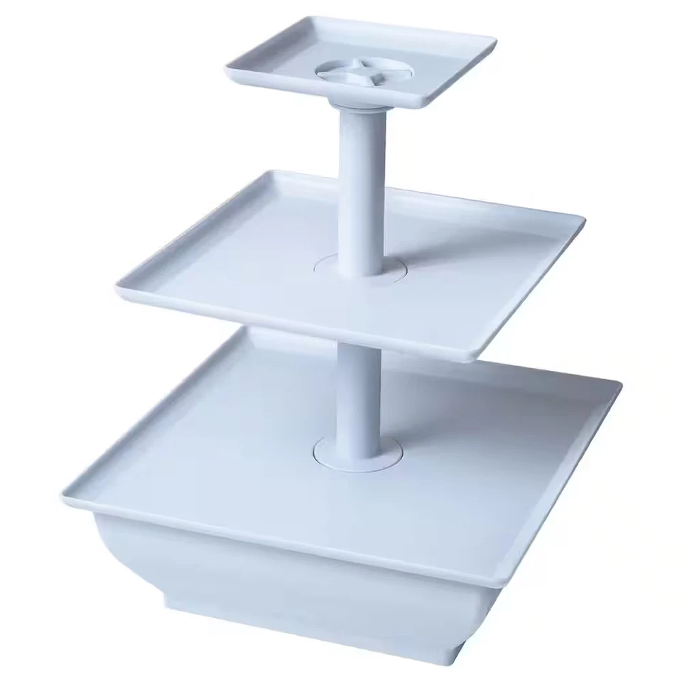 3-Tier Collapsible Dessert Stand with Self Storing Base - Image 4 of 4