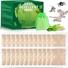 12 PCS Mice Repellent Indoor and Outdoor Rat Repellent Peppermint Oil, Rat Repel