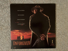 Unforgiven 1992 - LaserDisc - With Clint Eastwood, Morgan Freeman, Gene Hackman