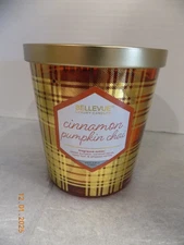 Bellevue Luxury Candle Cinnamon Pumpkin Chai 2 Wicks 12 Oz - NEW