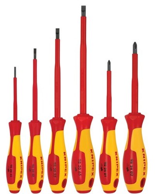 KNIPEX 9K 98 98 33 US 6 Pc Screwdriver Set 1000V Insulated