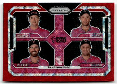 2024 Panini Liv Golf Prizm 63 Bubba Watson Ben Campbell Wolff Uihlein Red Scope