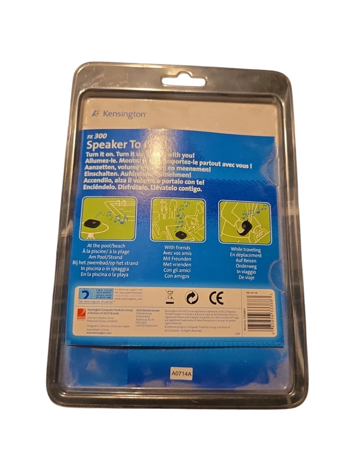 NEW Kensington NXT FX 300 Speaker to Go MP3  - Изображение 2 из 2