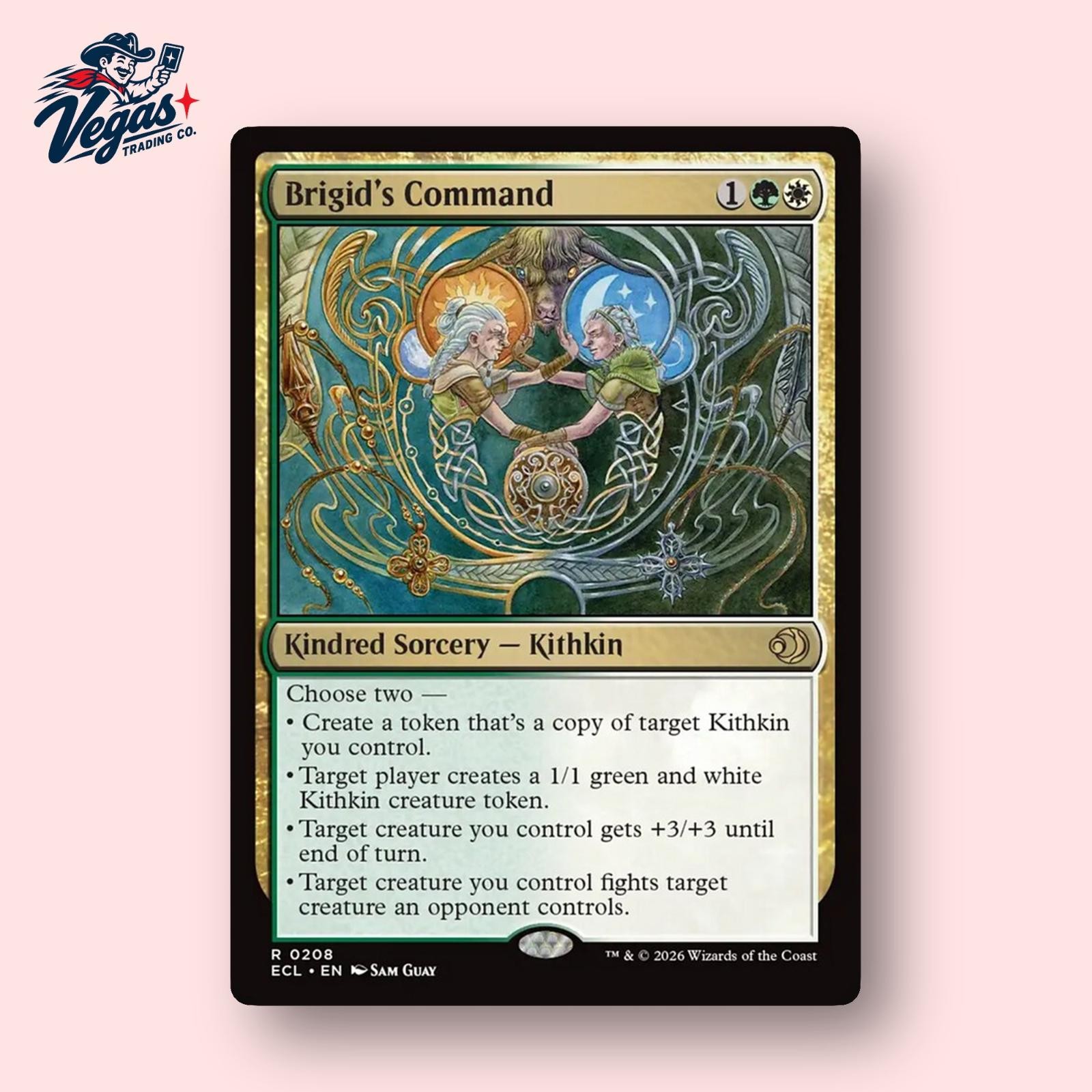 Brigid's Command #208 Rare Lorwyn Eclipsed Magic: The Gathering NM