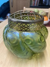Loetz Crete Rusticana Art Nouveau glass vase