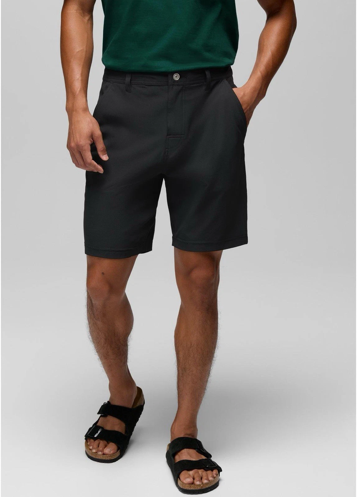 prAna Hybridizer Short Men's Charcoal Size 33x10