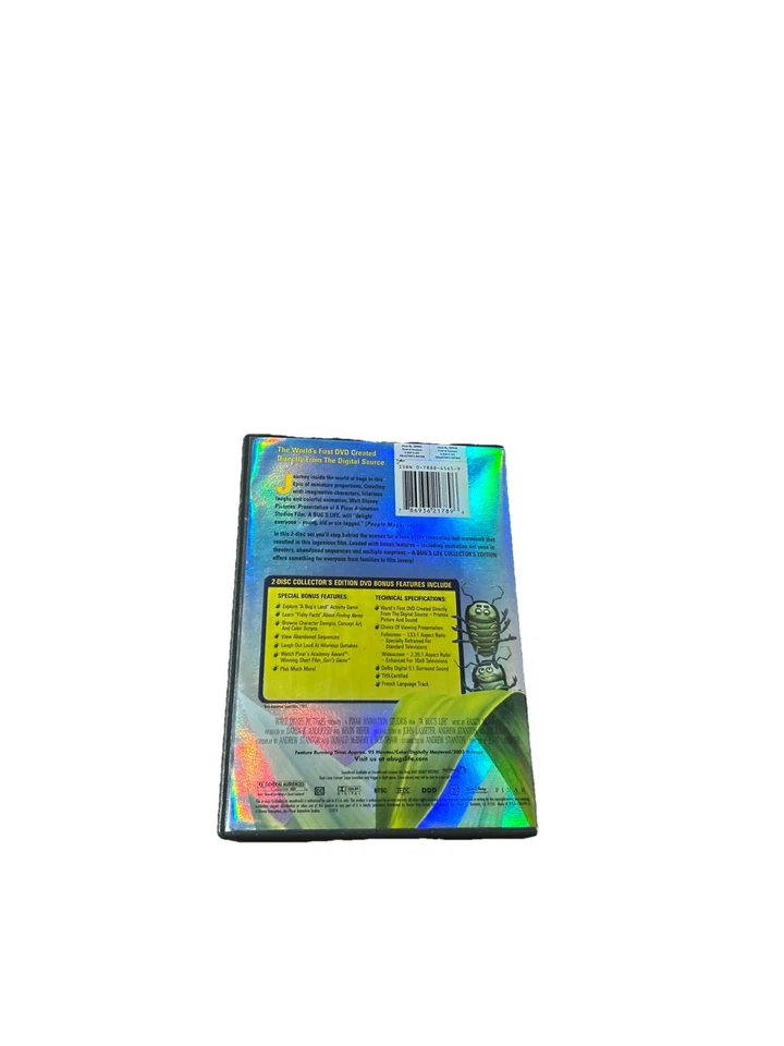 A Bug’s Life DVD 2-Disc Set 1998 Animated Disney Pixar Movie - Image 2 of 4