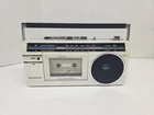 Vintage Rare Sanyo M1660 2 BAND RADIO CASSETTE RECORDER BOOMBOX WHITE TESTED