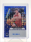 REED SHEPPARD 2024-25 MOSAIC PICTOGRAPHS ROOKIE BLUE PRIZM RC AUTO /35 Q5041