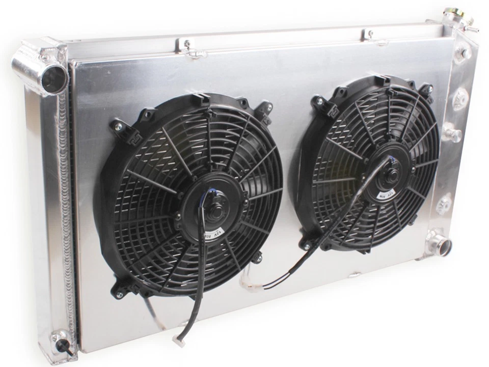 3Row Radiator&Fan For 1968 69 70 71 1972 Chevy Pontiac GTO Buick Riviera Skylark - Изображение 2 из 4