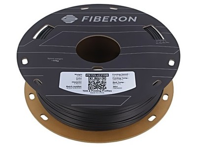 FB04001 Filament: PETG-rCF 1,75mm schwarz 240-270°C 500g Fiberon  POLYMAKER