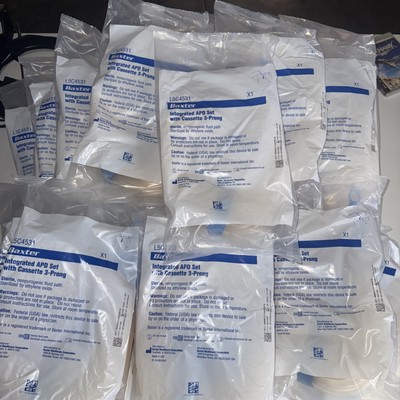 BAXTER L5C4531 INTEGRATED APD SET WITH CASSETTE 3-PRONG, 26 Pack