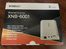 Hanwha Vision, Wisenet Series X, XNB-6001, 2MP Network Camera, New & Sealed