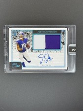 2020 Panini One - Rookie Patch Autograph 1/1 Justin Jefferson #16 Black Box 2025
