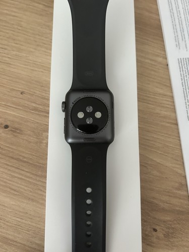 Apple Watch Series 3 38mm Space Grey Black Sport GPS Top Zustand - Bild 3 von 7