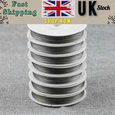 1Roll 0.6mm/ 0.8mm Stainless Steel Wire Craft Bailing Wire Sculpting Wire