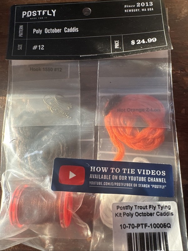 Fly Tying Kit - October Caddis