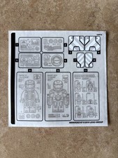 NEW LEGO  Sticker Sheet for set 76125 49540/6262107 Iron Man Hall of Armor