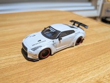 MINI GT Nissan GT-R R35 Liberty Walk 1/64 White [Age 13+]