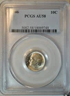 1946 Roosevelt dime, PCGS AU58