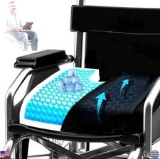 Wheelchair Seat Cushions Memory Foam Pressure Relief Cushion Orthopedic Dry Seat