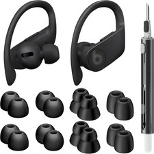8 Pairs Ear Tips for Beats Powerbeats Pro/Beats Flex/Beats X with Cleaning Kit,
