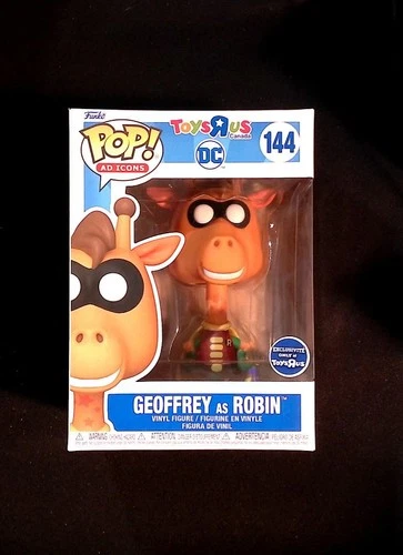 Geoffrey as Robin Funko Pop! 144 DC Toys R Us AD Icons Canada in Protector