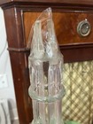 Vintage Fait Main 4 Chamber Handblown Clear Glass Liquor Bottle Decanter 13.5”  — photo 3