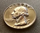 🟅 1961 PROOF 90% Silver Wash. Quarter 25¢ @ $1 Over Melt*