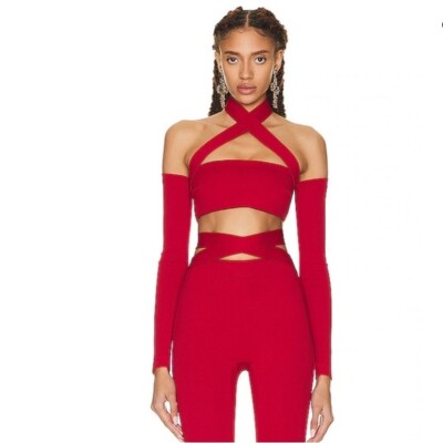 Dolce & Gabbana halterneck cut-out top - NEW WITH TAGS