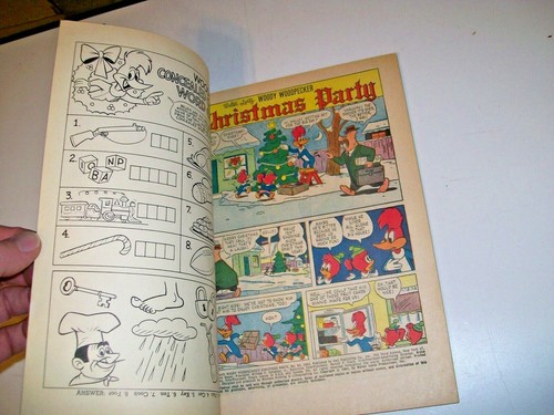 Dell Giants #54 VF- Woody Woodpecker's Christmas Party Dell Comics 1961 - Picture 11 of 12