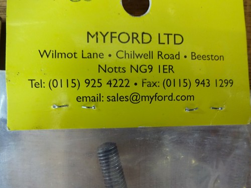 Myford ML10, Speed 10 y Diamond Top tornillo deslizante + tuerca, tornillo deslizante cruzado + tuerca - Imagen 21 de 25