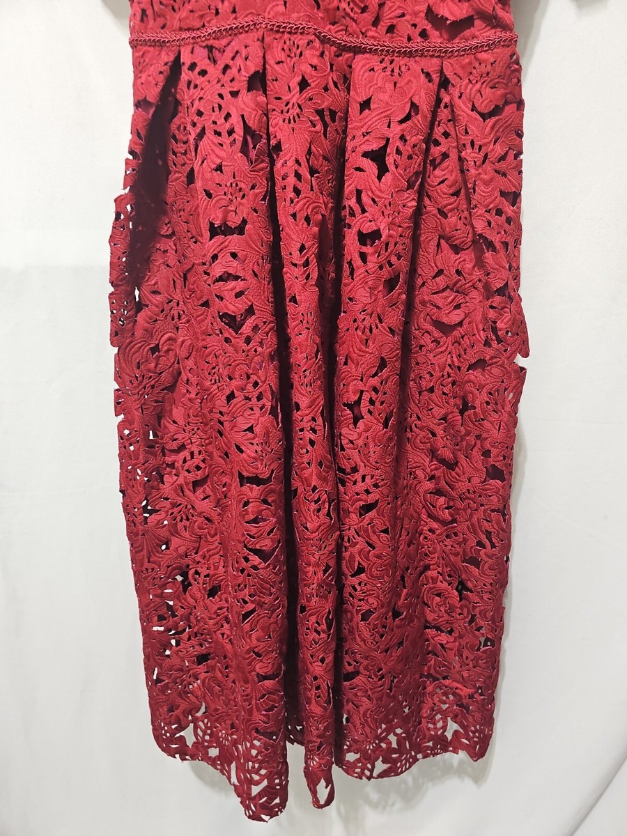 red bardot dress topshop Topshop red ruffle Bardot mini dress